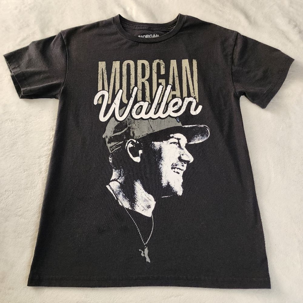 Morgan Wallen Black Tshirt With Graphics Size Small